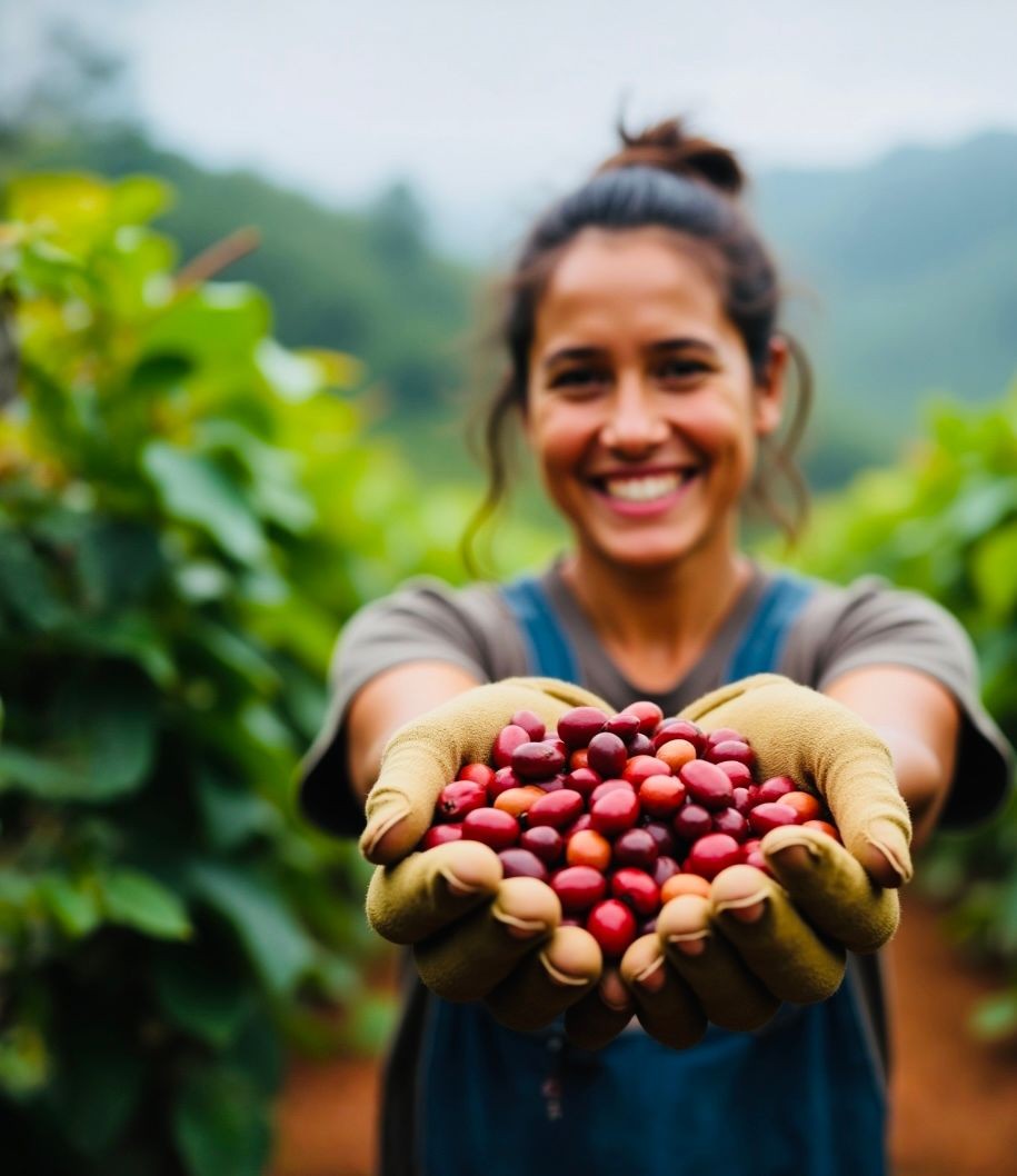 Taste Real Coffee, Grown with Love